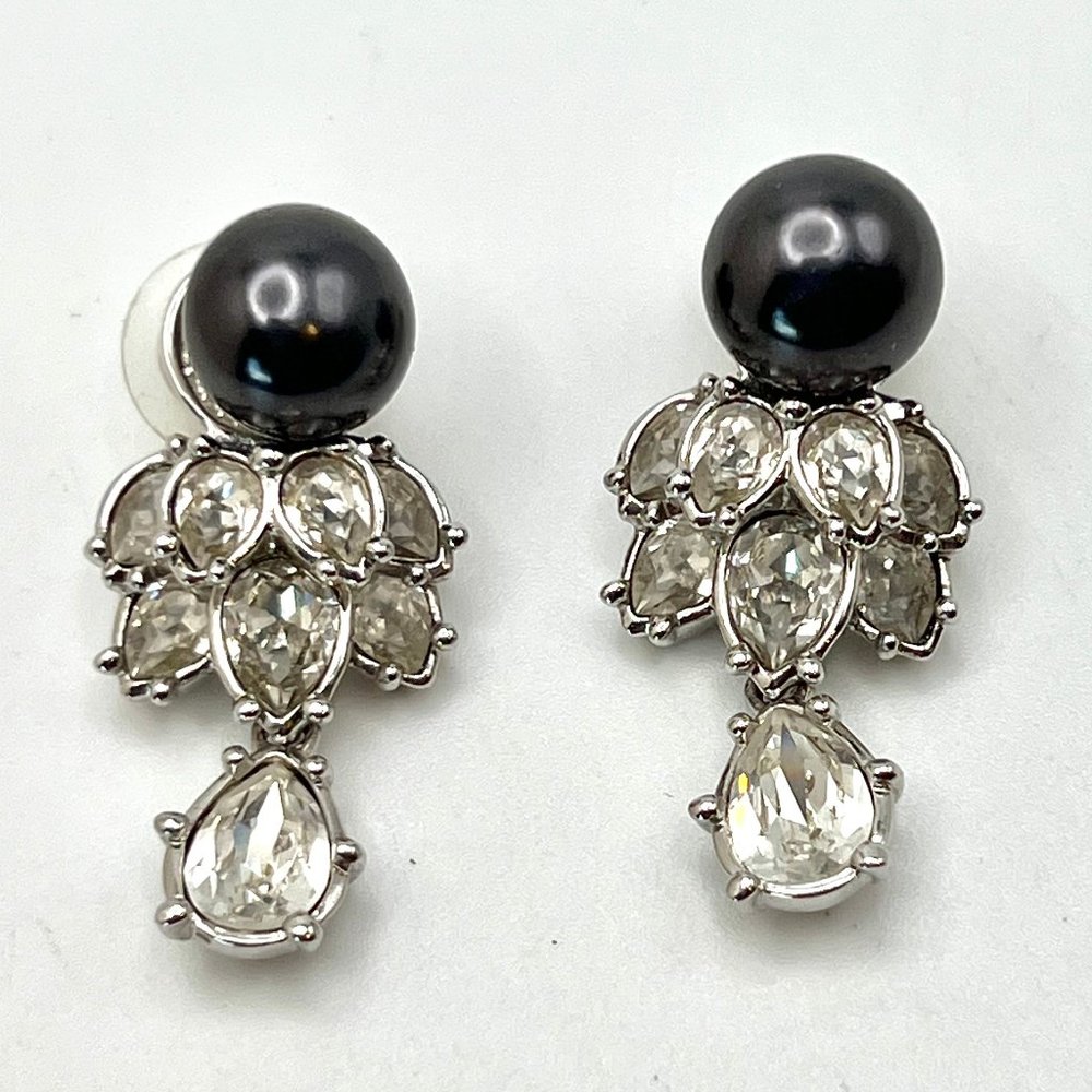 Elizabeth Taylor for Avon Midnight Romance Convertible Earrings with Box